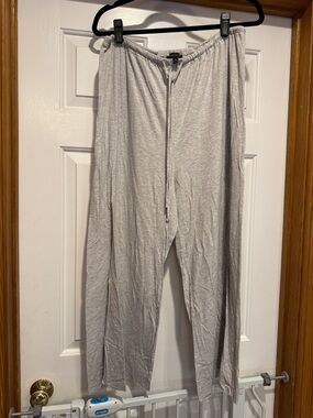 Banana Republic Light Gray Women's Lounge Pants with Drawstring